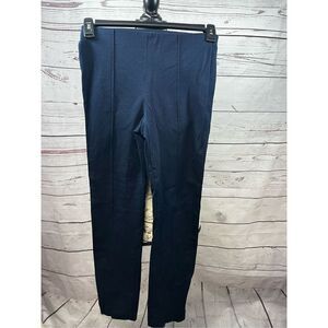 Banana‎ Republic Navy Blue Stretch Crepe Seamed Ankle Pants Women's Size 4